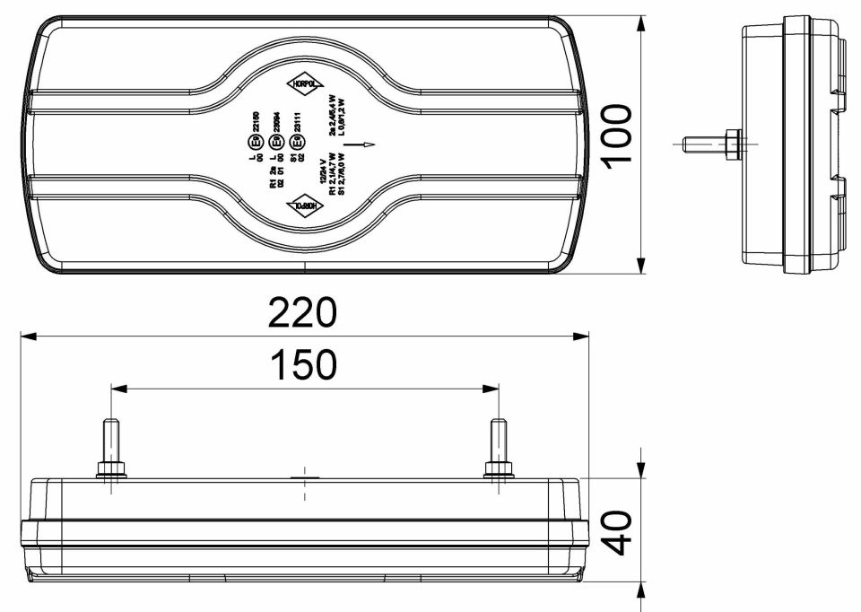Led Stop Lamba